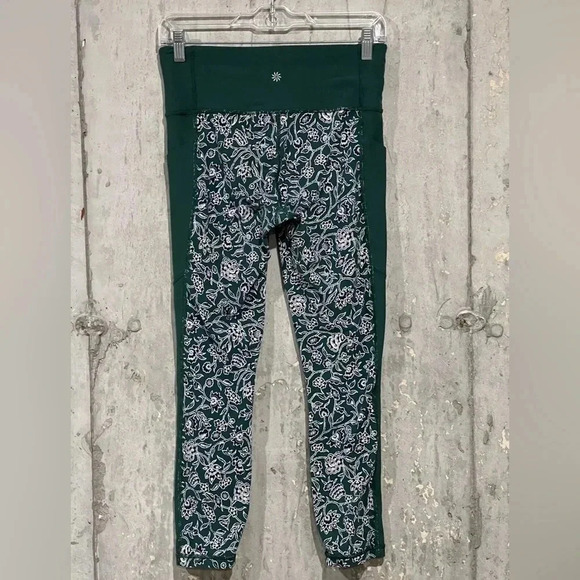 Athleta Floral Affirmation Kamala 7/8 Leggings Size Medium - Picture 2 of 5